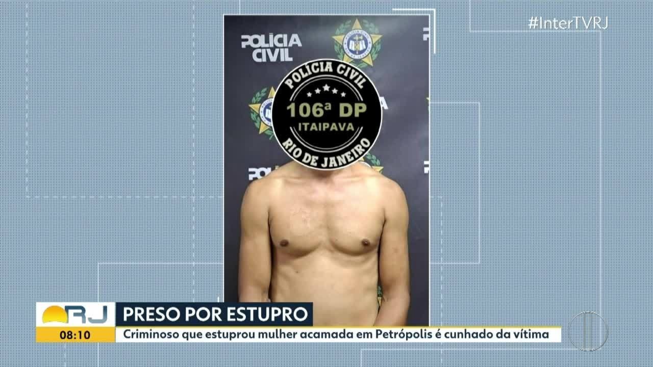 Mulher acamada é estuprada em Petrópolis; cunhado foi preso em flagrante | Região Serrana