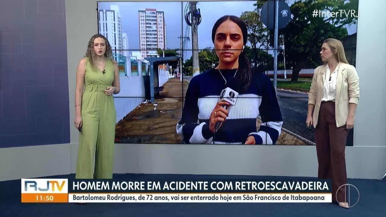 Homem morre em acidente entre carro e retroescavadeira em São Francisco de Itabapoana | Norte Fluminense