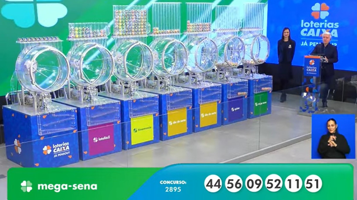 Mega-Sena, concurso 2.895: resultado
