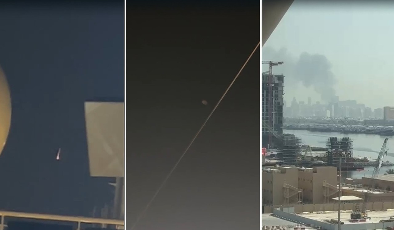 Brasileira em Dubai vê fumaça e mísseis interceptados; VÍDEO