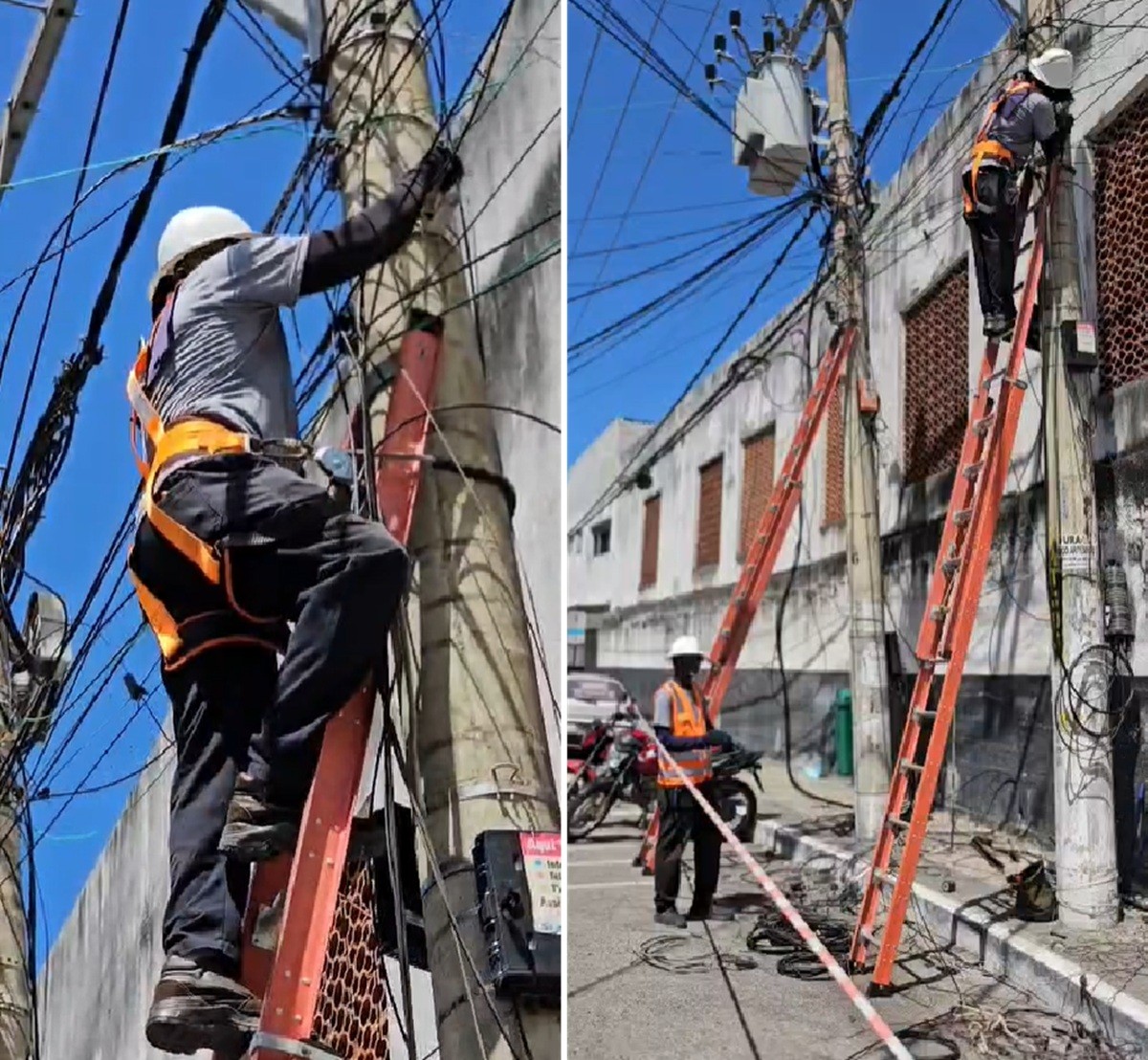 Programa ‘Cidade Limpa’ retira 12 km de fios em Arraial do Cabo