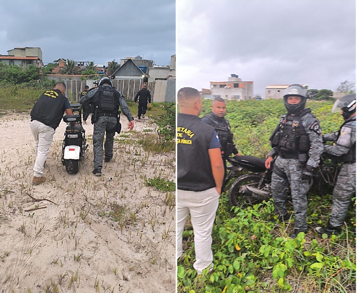 Adolescente é detido após roubar moto perto da delegacia de Cabo Frio